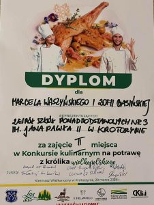 Konkurs Kulinarny na potrawę z królika wielkopolskiego, zorganizowany przez Centrum Krotoszyńskich Inicjatyw