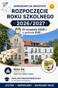 Nowy rok szkolny 2026-27